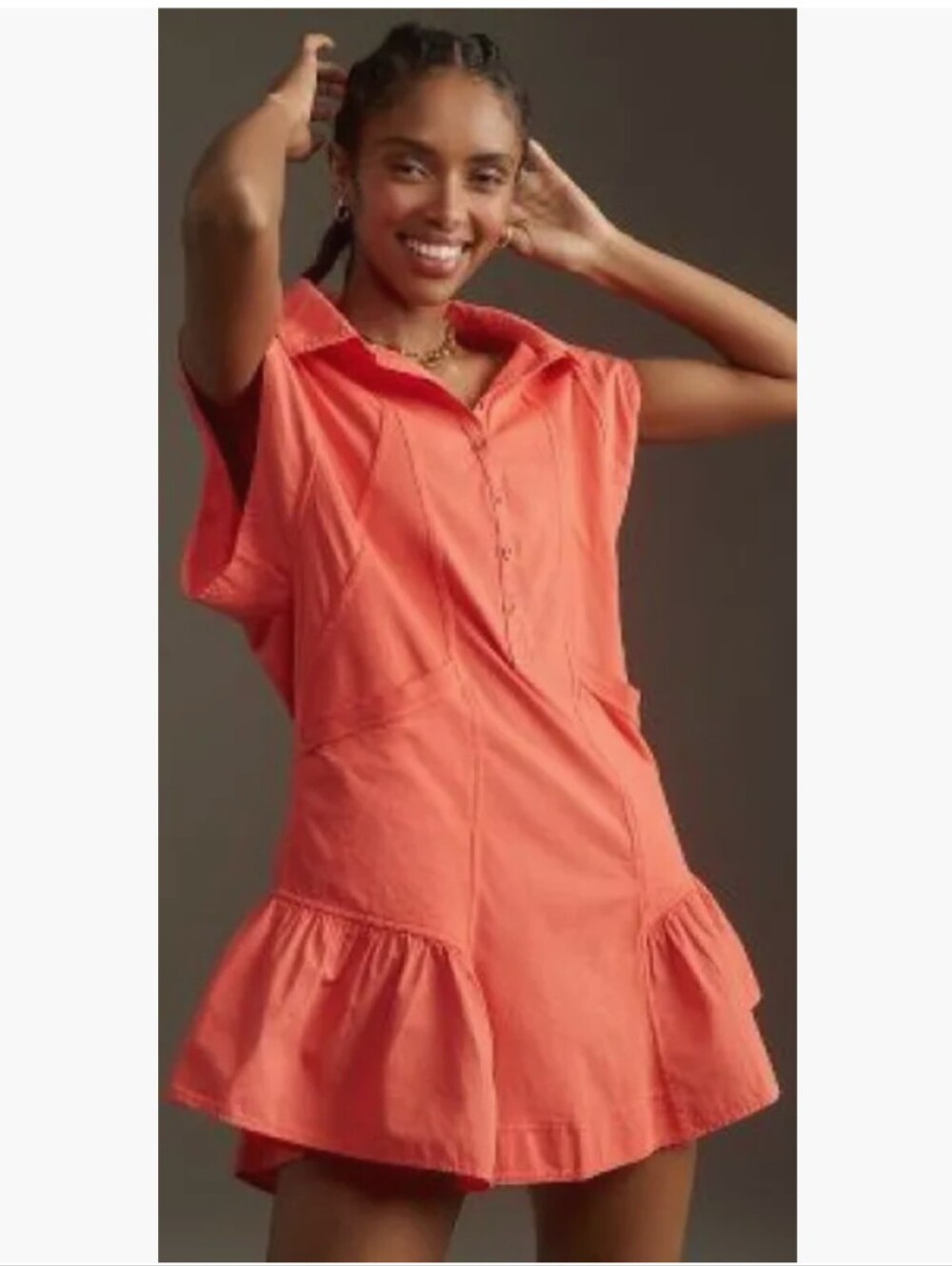 Anthropologie Short Sleeve Tango Dress